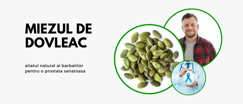 Miezul de dovleac - aliatul natural al barbatilor pentru o prostata sanatoasa