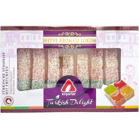 Rahat cubulete multicolor cu aroma de fructe Turkish Delight 350g 